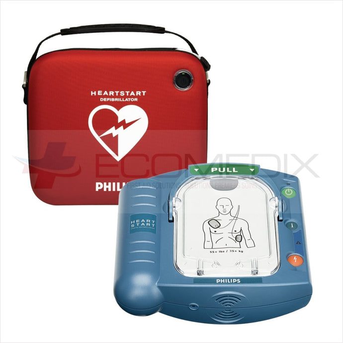 Aed Philips Heartstart Onsite W/2 Pad Cartridges Battery & Standard Case